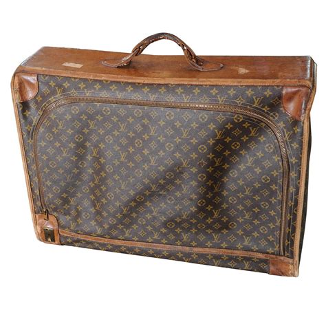 aging vintage louis vuitton luggage.